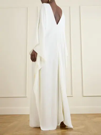 Taller Marmo Sahara Lace-up Cady Gown | Thumbnail 3 Taller Marmo Sahara Lace-up Cady Gown | Thumbnail 3