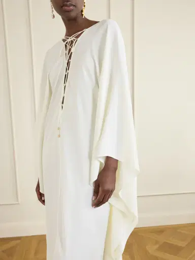 Taller Marmo Sahara Lace-up Cady Gown | Thumbnail 4 Taller Marmo Sahara Lace-up Cady Gown | Thumbnail 4