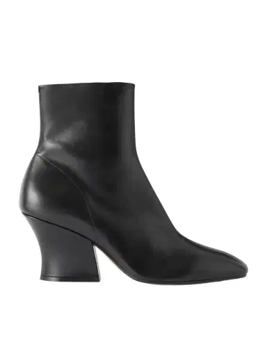 Jil Sander Lune Leather Ankle Boots | Thumbnail 1