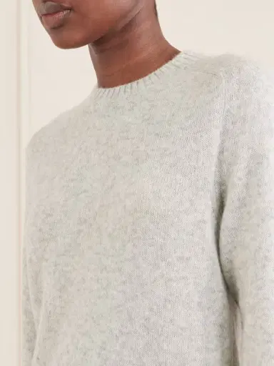 The Elder Statesman Nimbus Laurel Knitted Cashmere And Silk-blend Sweater | Thumbnail 5 The Elder Statesman Nimbus Laurel Knitted Cashmere And Silk-blend Sweater | Thumbnail 5