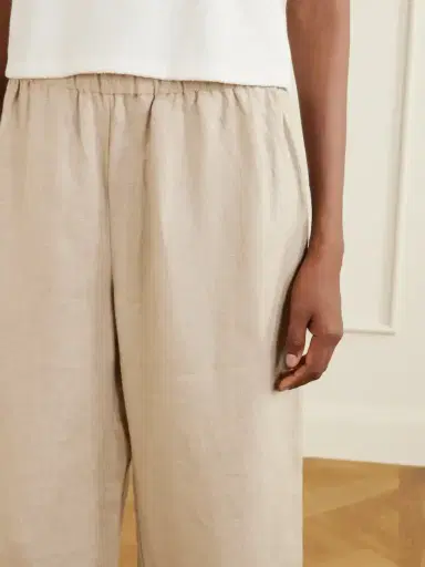 Suzie Kondi Delos Linen Wide-leg Pants | Thumbnail 4