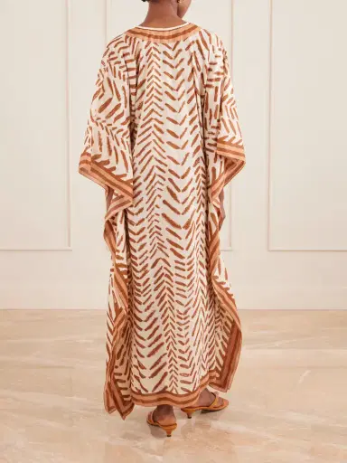 Johanna Ortiz The Secret Of The Sun Printed Cotton Kaftan | Thumbnail 3