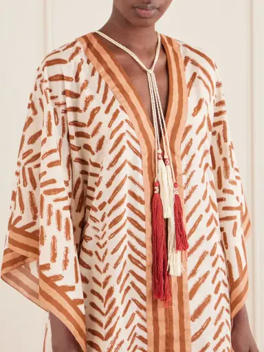 Johanna Ortiz The Secret Of The Sun Printed Cotton Kaftan | Thumbnail 4