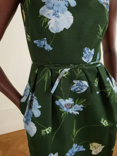 Erdem Floral-printed Cotton-blend Faille Midi Dress | Thumbnail 4
