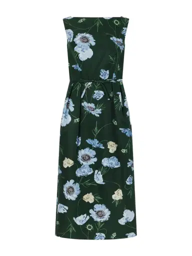 Erdem Floral-printed Cotton-blend Faille Midi Dress | Thumbnail 1