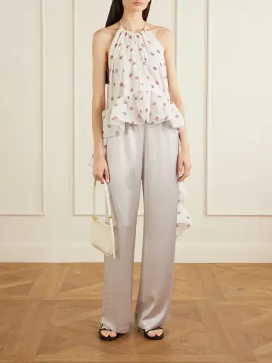 LIBEROWE Tamara Silk-chiffon Peplum Blouse | Thumbnail 2 LIBEROWE Tamara Silk-chiffon Peplum Blouse | Thumbnail 2