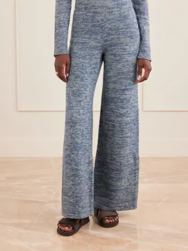 The Elder Statesman Nimbus Knitted Cashmere And Silk-blend Wide-leg Pants | Thumbnail 3 The Elder Statesman Nimbus Knitted Cashmere And Silk-blend Wide-leg Pants | Thumbnail 3