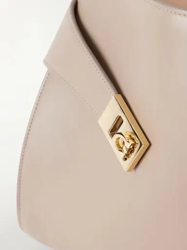 Ferragamo Hug Small Embellished Cracked-leather Tote | Thumbnail 5