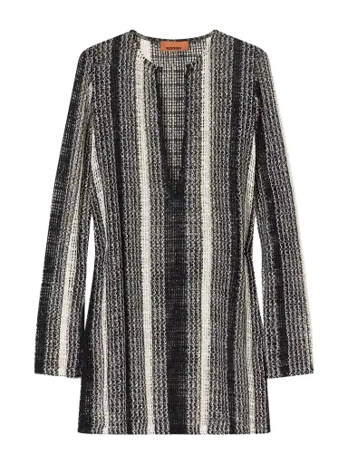 Missoni Striped Metallic Sequin-embellished Crochet-knit Dress | Thumbnail 1