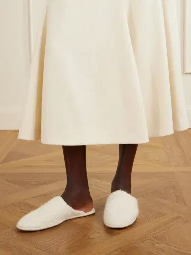Gabriela Hearst Bristol Cashmere Slip-on Flats | Thumbnail 2 Gabriela Hearst Bristol Cashmere Slip-on Flats | Thumbnail 2