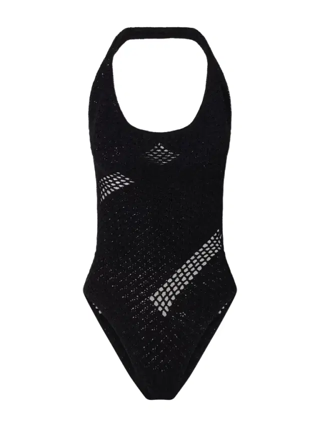 Suzie Kondi Rhea Crocheted Halterneck One-piece
