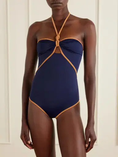 Johanna Ortiz Salt And Saddle Halterneck Swimsuit | Thumbnail 2 Johanna Ortiz Salt And Saddle Halterneck Swimsuit | Thumbnail 2