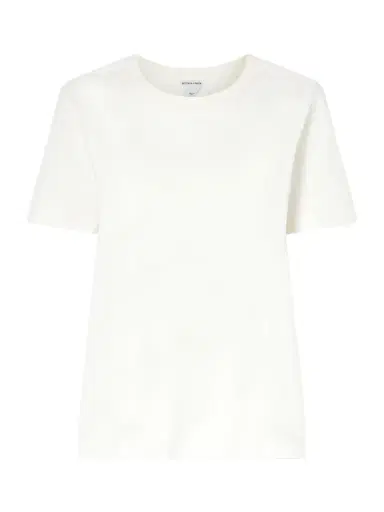 Bottega Veneta Intrecciato Embroidered Cotton-jersey T-shirt | Thumbnail 1 Bottega Veneta Intrecciato Embroidered Cotton-jersey T-shirt | Thumbnail 1