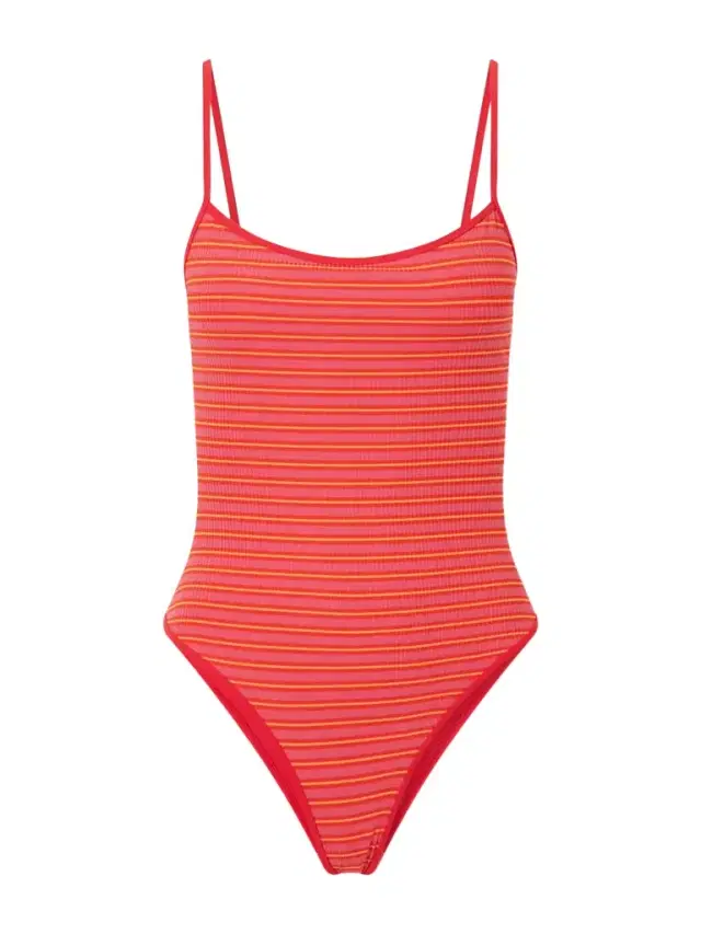 Trentasei Striped One-piece Swimsuit