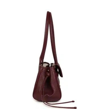 Chanel Chanel Small "Urban Essential" East West Shopping Tote Dark Burgundy Caviar Gold Hardware | Thumbnail 3