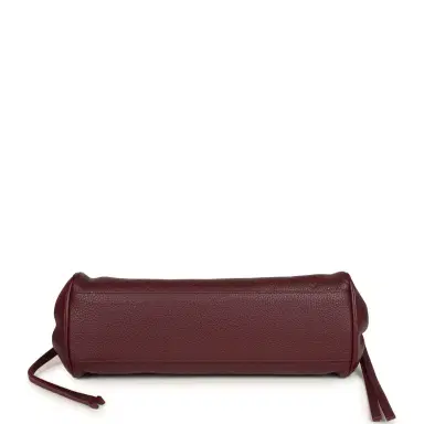 Chanel Chanel Small "Urban Essential" East West Shopping Tote Dark Burgundy Caviar Gold Hardware | Thumbnail 6