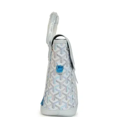goyard Goyard Goyardine Canvas Polar Blue Mini Alpin Backpack Palladium Hardware | Thumbnail 3 goyard Goyard Goyardine Canvas Polar Blue Mini Alpin Backpack Palladium Hardware | Thumbnail 3