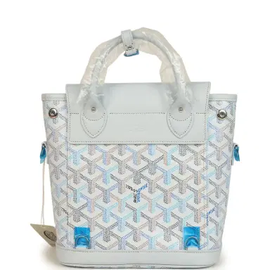 goyard Goyard Goyardine Canvas Polar Blue Mini Alpin Backpack Palladium Hardware | Thumbnail 4 goyard Goyard Goyardine Canvas Polar Blue Mini Alpin Backpack Palladium Hardware | Thumbnail 4