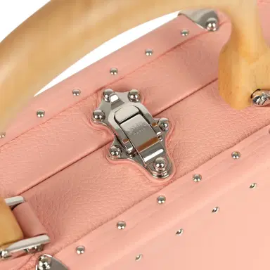 goyard Goyard Goyardine Canvas Saigon Mini Marquetry Trunk Bag Powder Pink Chevroches Calfskin Palladium Hardware | Thumbnail 8 goyard Goyard Goyardine Canvas Saigon Mini Marquetry Trunk Bag Powder Pink Chevroches Calfskin Palladium Hardware | Thumbnail 8