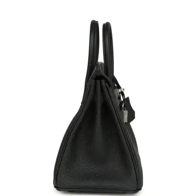 HERMÈS Hermes Birkin 25 Black Togo Palladium Hardware | Thumbnail 3 HERMÈS Hermes Birkin 25 Black Togo Palladium Hardware | Thumbnail 3