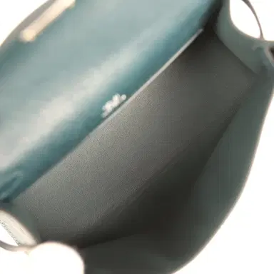 HERMÈS Hermes Kelly Pochette Vert Cypress Ostrich Palladium Hardware | Thumbnail 8 HERMÈS Hermes Kelly Pochette Vert Cypress Ostrich Palladium Hardware | Thumbnail 8