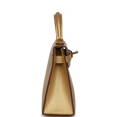 HERMÈS Hermes Kelly Sellier 20 Dore Chevre Chamkilight Permabrass Hardware | Thumbnail 3