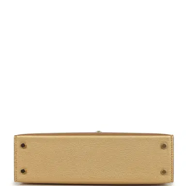HERMÈS Hermes Kelly Sellier 20 Dore Chevre Chamkilight Permabrass Hardware | Thumbnail 6