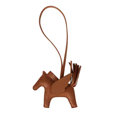 HERMÈS Hermes Pegase Rodeo Bag Charm PM Gold Milo Lambskin | Thumbnail 1