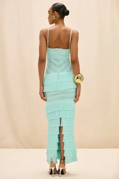 PatBo CLARA FRINGE MAXI DRESS | Thumbnail 3 PatBo CLARA FRINGE MAXI DRESS | Thumbnail 3