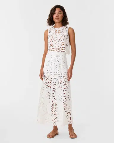 Emporio Sirenuse Ada Top in Brisé Cutwork | Thumbnail 10