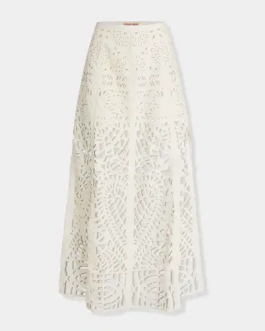 Emporio Sirenuse Rita Skirt in Brisé Cutwork | Thumbnail 6