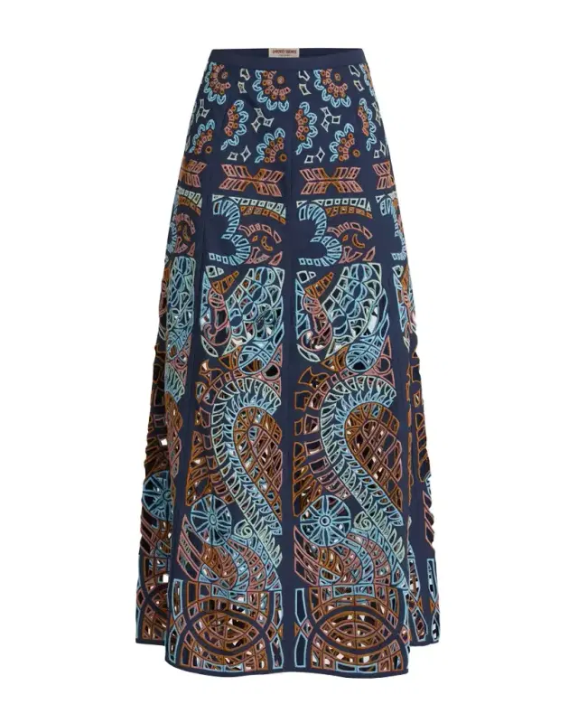 Rita Skirt in Brisé Cutwork