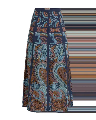 Emporio Sirenuse Rita Skirt in Brisé Cutwork | Thumbnail 18