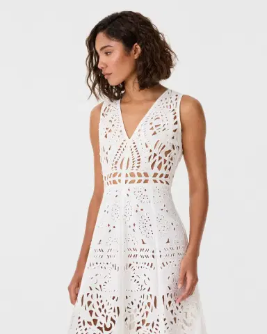 Emporio Sirenuse Vivienne Dress in Brisé Cutwork | Thumbnail 19