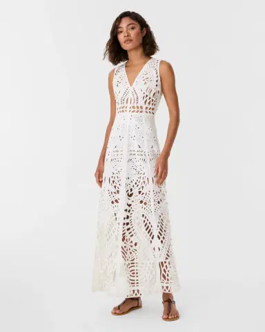 Emporio Sirenuse Vivienne Dress in Brisé Cutwork | Thumbnail 2