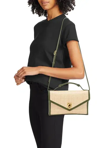 Bottega Veneta Women's Raffia Clutch - Natural Shade | Thumbnail 2 Bottega Veneta Women's Raffia Clutch - Natural Shade | Thumbnail 2