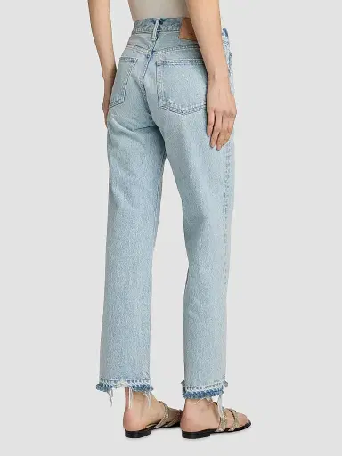 Moussy Vintage Women's Barrington Low-Rise Straight-Fit Jeans - Light Blue - Size 31 | Thumbnail 5