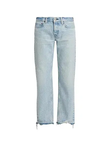Moussy Vintage Women's Barrington Low-Rise Straight-Fit Jeans - Light Blue - Size 31 | Thumbnail 1