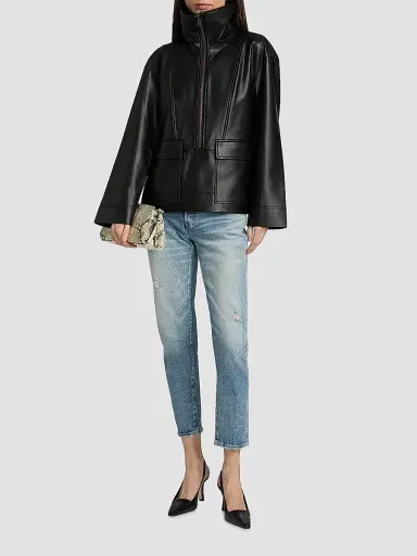 Moussy Vintage Women's Hackney Tapered Mid-Rise Jeans | Thumbnail 2 Moussy Vintage Women's Hackney Tapered Mid-Rise Jeans | Thumbnail 2