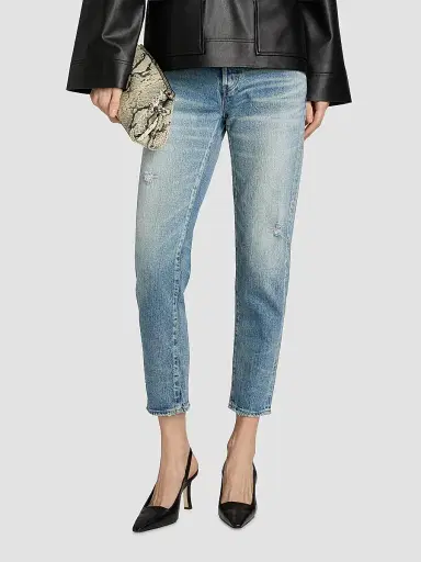 Moussy Vintage Women's Hackney Tapered Mid-Rise Jeans | Thumbnail 3 Moussy Vintage Women's Hackney Tapered Mid-Rise Jeans | Thumbnail 3