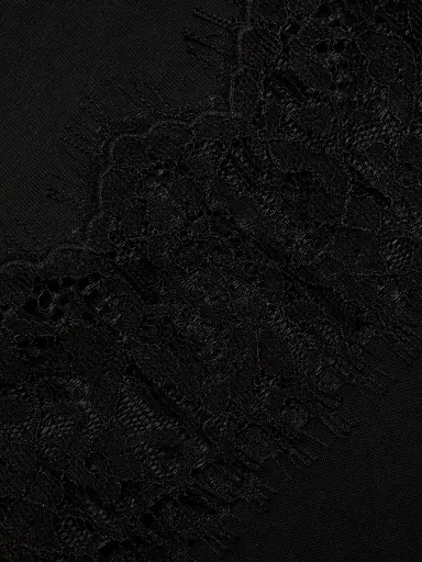 3.1 Phillip Lim Women's Satin Lace Tie Waist Top - Black - Size Large | Thumbnail 7 3.1 Phillip Lim Women's Satin Lace Tie Waist Top - Black - Size Large | Thumbnail 7