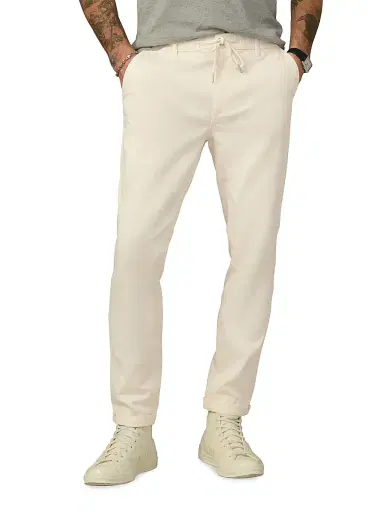 Joe's Jeans Men's The Laird Stretch Cotton Drawstring Pants - Sea Salt - Size XXL | Thumbnail 3 Joe's Jeans Men's The Laird Stretch Cotton Drawstring Pants - Sea Salt - Size XXL | Thumbnail 3