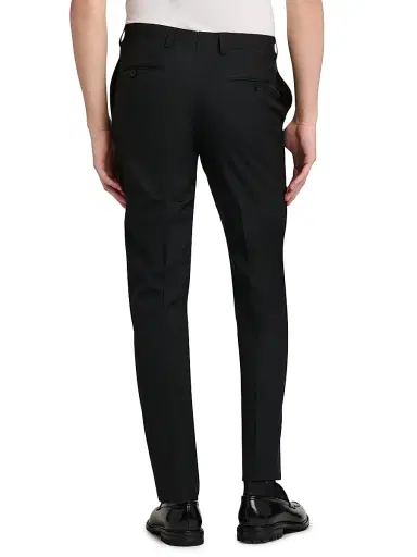 Kiton Men's Stretch-Cotton Slim-Fit Trousers - Black - Size 42 | Thumbnail 3