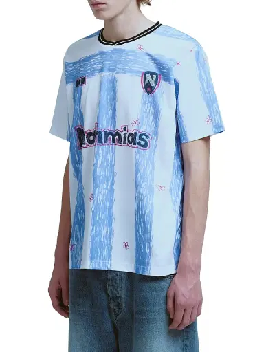 Nahmias Men's Scribble Soccer Jersey - Blue Iris | Thumbnail 2