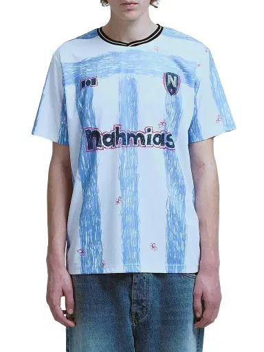 Nahmias Men's Scribble Soccer Jersey - Blue Iris | Thumbnail 1