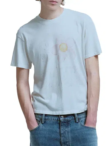 Nahmias Men's So What Fitted Cotton T-Shirt - Egg White - Size XXL | Thumbnail 5 Nahmias Men's So What Fitted Cotton T-Shirt - Egg White - Size XXL | Thumbnail 5