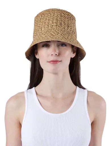 Eugenia Kim Women's Jonah Crocheted Bucket Hat - Camel | Thumbnail 2 Eugenia Kim Women's Jonah Crocheted Bucket Hat - Camel | Thumbnail 2