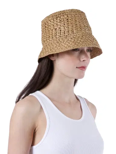 Eugenia Kim Women's Jonah Crocheted Bucket Hat - Camel | Thumbnail 3 Eugenia Kim Women's Jonah Crocheted Bucket Hat - Camel | Thumbnail 3