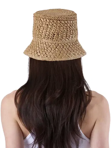 Eugenia Kim Women's Jonah Crocheted Bucket Hat - Camel | Thumbnail 5 Eugenia Kim Women's Jonah Crocheted Bucket Hat - Camel | Thumbnail 5