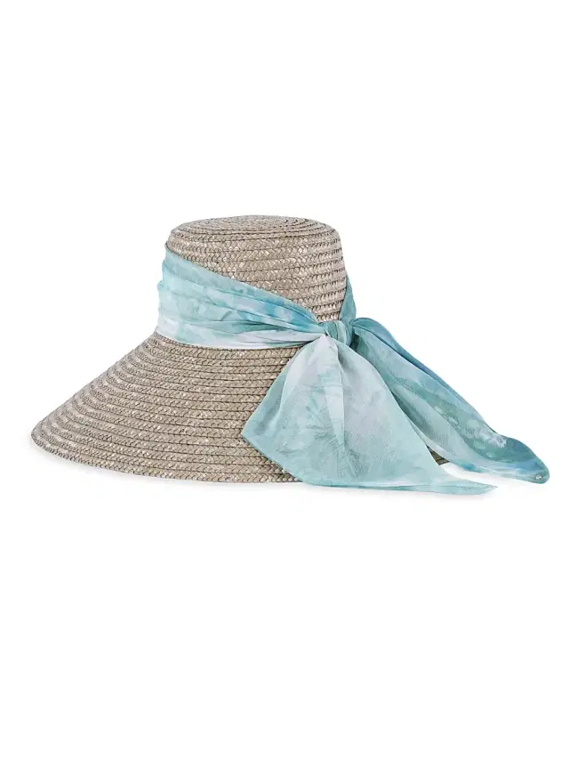 Eugenia Kim Women's Mirabel Wide-Brim Straw Sun Hat - Khaki